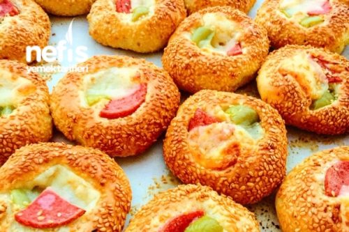 Simit Tadında Pizza Poğaça Tarifi