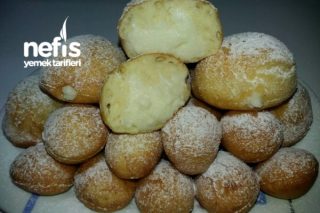 Krema Dolgulu Lokmalar (Donut) Tarifi
