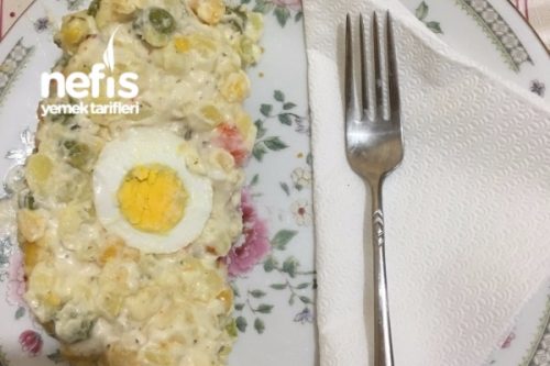 Yumurtalı Rulo Rus Salatası Tarifi