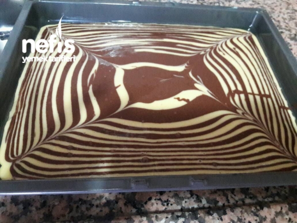 ( Ebru Sanatinin Animsatan) Zebra Kek