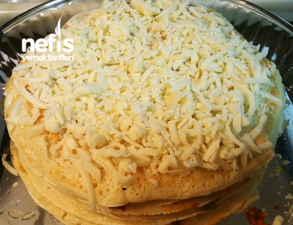 Tuzlu Krep Pasta (Pide Tadında – Kıymalı Ve Havuçlu)