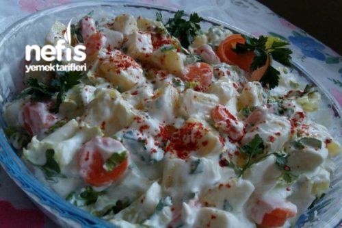 Yoğurt Soslu Patates Salatası Tarifi