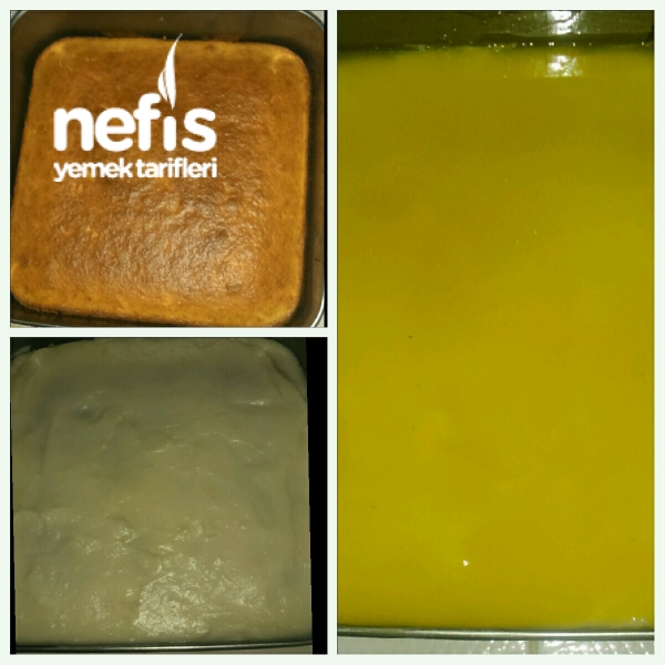 Portakal Soslu Muhallebili Kek (Muhteşem) Nefis Yemek Tarifleri