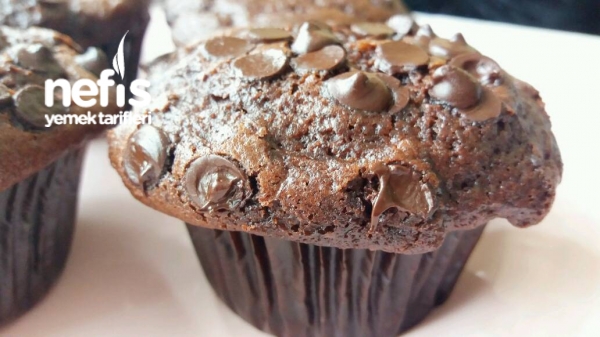 Bol Çikolatalı İçi Akışkan Muffin ( Pastane Tadında )