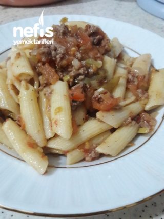 Bolonez Soslu Penne Makarna