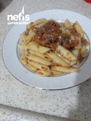 Bolonez Soslu Penne Makarna