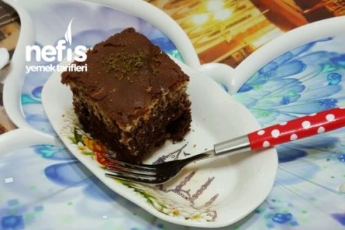 Yarısı Kakaolu Yarısı Düz Puf Kek Nefis Yemek Tarifleri