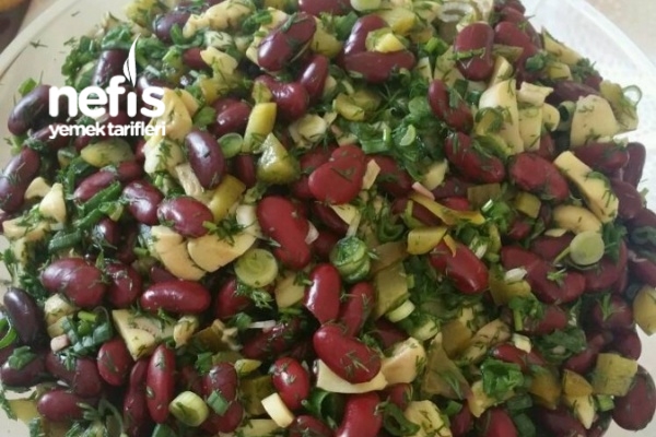 5 Dakika Şipşak Salatam (Meksika Fasülye Salatası)