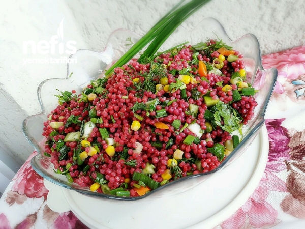 Salgamli Kuskus Salatası( bayilacaksiniz)