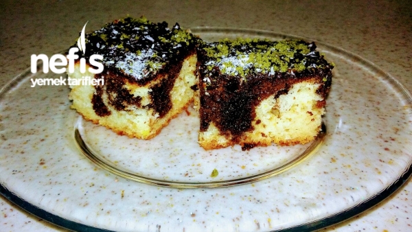 Limon Kabuklu Çikolata Soslu İki Renkli Kek Nefis Yemek Tarifleri