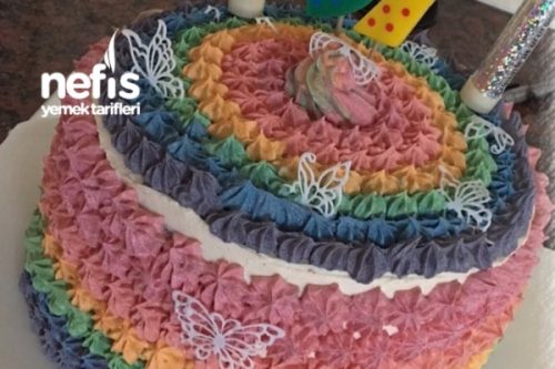 Gökkuşağı Pasta Nefis Yemek Tarifleri Ruchan Ozgulleciler