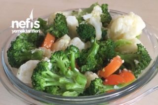 Brokoli, Karnabahar Havuç Salatası Tarifi