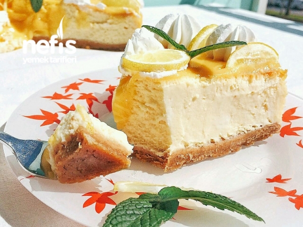 En İyi Limon Kremalı Cheesecake (Tamamen Farklı Muhteşem Lezzet)