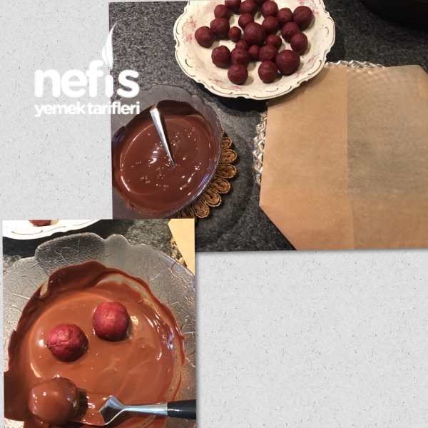 Kırmızı Kadife Pop Kek (Pastanedekilerden Daha Güzel) Nefis Yemek