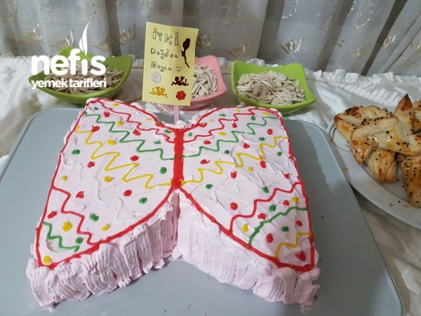 Kelebek Yaş Pasta Nefis Yemek Tarifleri 3097097