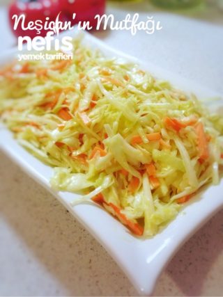Coleslaw Salata (Lahana Salatası)