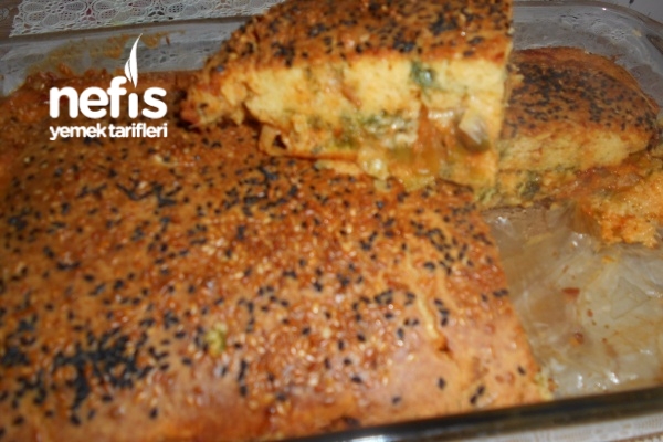 Mısır Unlu Peynirli Pırasalı Tuzlu Kek Nefis Yemek Tarifleri