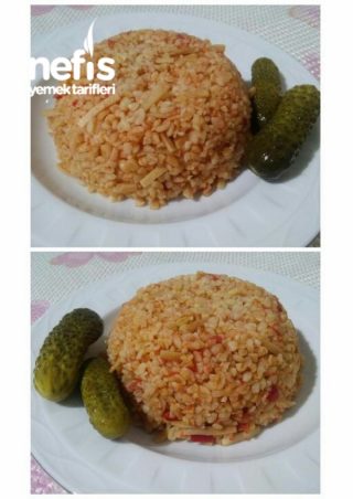 Kapya Biberli Erişteli Bulgur Pilavı