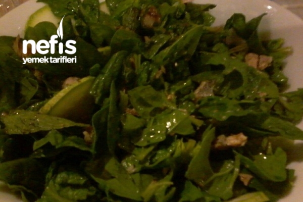 Sardalyalı Ispanak Salatası