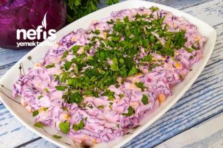 Nefis Kırmızı Lahana Salatası Tarifi