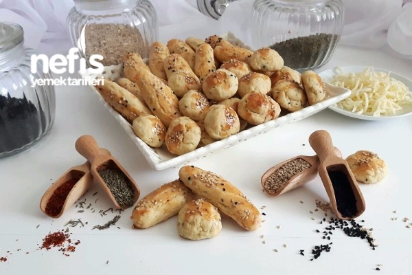 Kaşarlı Baharatlı Tuzlu Kurabiye Nefis Yemek Tarifleri