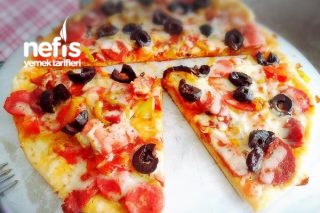 Tavada Mayalı Enfess Pizza Tarifi