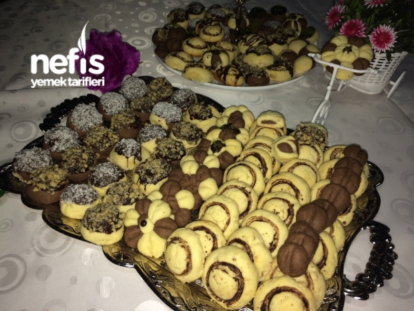 Çeşit Çeşit Kurabiye(Nişastalı Ağızda Dağılan) Nefis Yemek Tarifleri