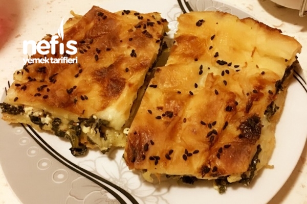 Ispanaklı Peynirli Enfes Tepsi Böreği Nefis Yemek Tarifleri