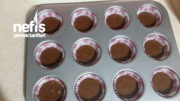 Çikolata Dolgulu Cupcake (20 Adet)