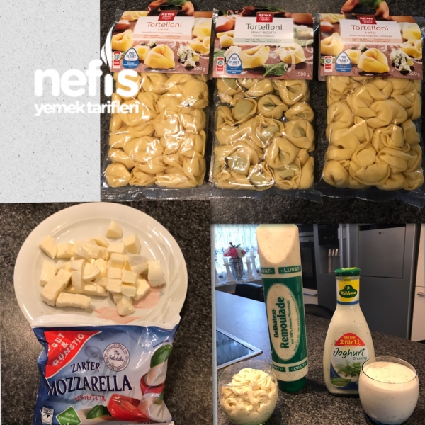 Harika Aperatif Tortelloni Salatası