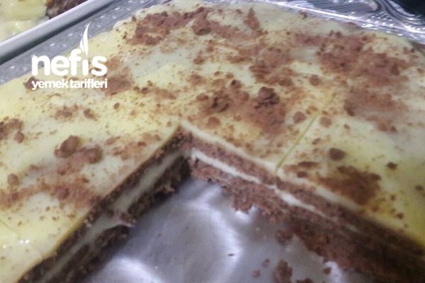 Kolay Pudingli Bisküvili Pasta Nefis Yemek Tarifleri 3205384