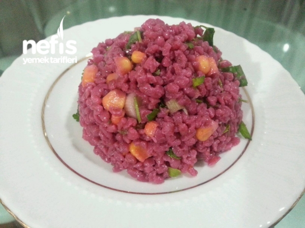Şalgamlı Bulgur Salatası (renkli Kısır)