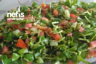 Fesleğen Soslu Semizotu Salatası Tarifi