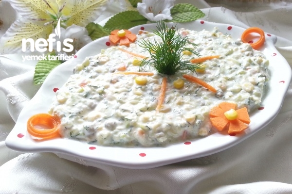 Yedikçe Yedirten Kabak Salatası (videolu) Tarifi