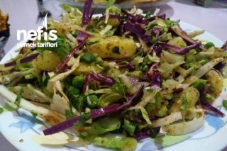 Nefis Bol Sebzeli Patates Salatası Tarifi