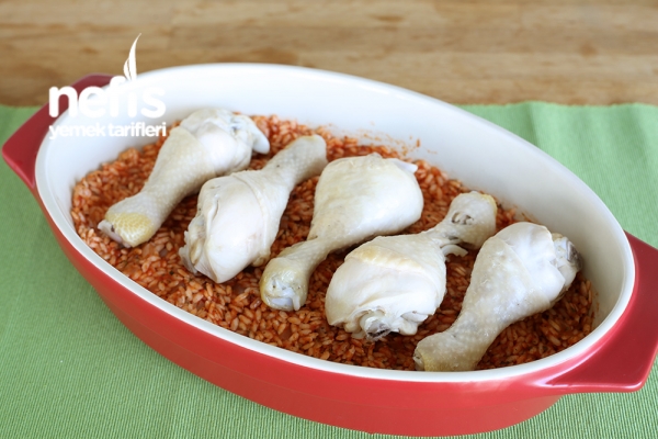 Ρύζι Büryan με κοτόπουλο (περιτύλιγμα κοτόπουλου)