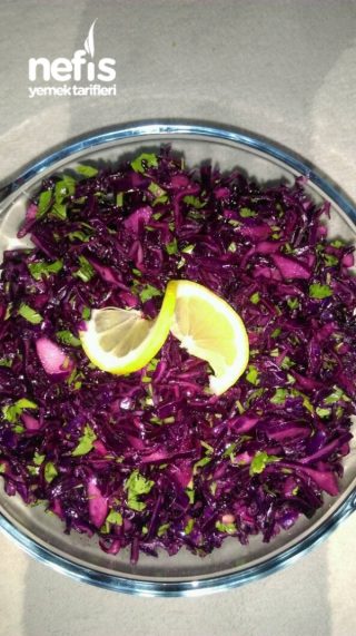 Nefis Mor Lahana Salatası(lezzeti Garanti)