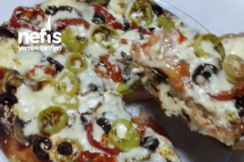 Bayat Ramazan Pidesinden Sebzeli Pizza Nefis Yemek Tarifleri