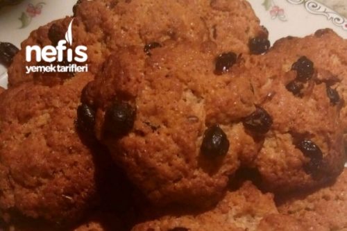 Kuru Üzümlü Vegan Kurabiye Nefis Yemek Tarifleri