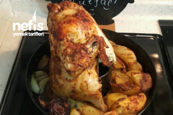 Kek Kalıbında Soslu Bütün Tavuk Nefis Yemek Tarifleri