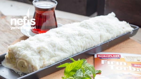 Refika’dan Güllaçtan Muzlu Rulo Pasta Nefis Yemek Tarifleri