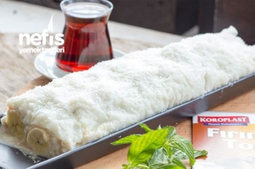 Refika’dan Güllaçtan Muzlu Rulo Pasta Nefis Yemek Tarifleri
