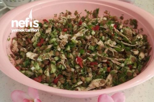 Tavuklu Mercimek Salatası Tarifi