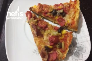 Bazlamadan Pizza Tarifi