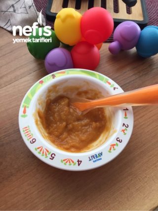 Bebekler İçin Pirinç Unlu Meyve Püresi 7+