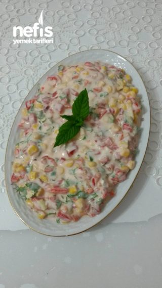 Yoğurtlu Köz Kırmızı Biber Salatası