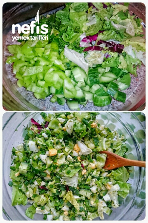 Yeşil Yumurta Salatası