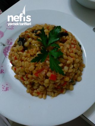 Sebzeli Bulgur Pilavı (Patlıcanlı )