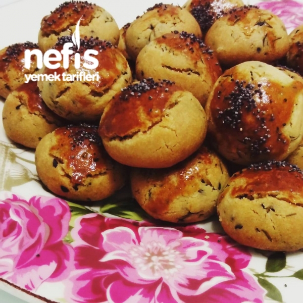 Çörekotlu Dereotlu Misket Kurabiye (Ağızda Dağılan) Nefis Yemek Tarifleri