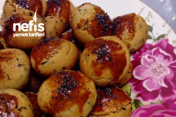 Çörekotlu Dereotlu Misket Kurabiye (Ağızda Dağılan) Nefis Yemek Tarifleri